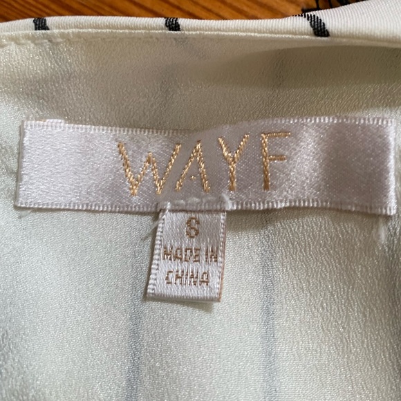 Wayf Black and White Striped Crop Camisole - Picture 8 of 9